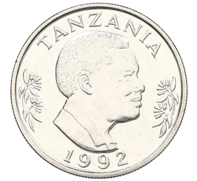 Монета 1 шиллинг 1992 года Танзания (Артикул K12-21714)