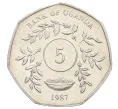 Монета 5 шиллингов 1987 года Уганда (Артикул K12-21716)