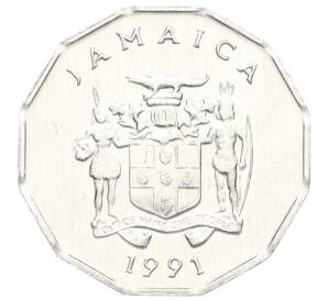 1 цент 1991 года Ямайка