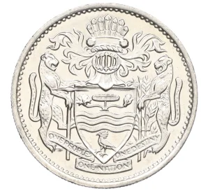 25 центов 1991 года Гайана