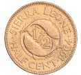 Монета 1/2 цента 1964 года Сьерра-Леоне (Артикул K12-21740)