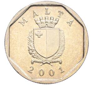 5 центов 2001 года Мальта