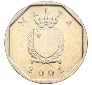 5 центов 2001 года Мальта