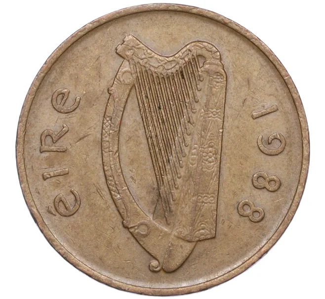 Монета 2 пенни 1988 года Ирландия (Артикул K12-21744)
