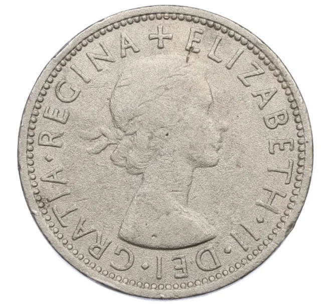 Монета 2 шиллинга 1966 года Великобритания (Артикул K12-21823)