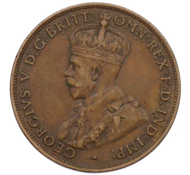 Монета 1 пенни 1933 года Австралия (Артикул K12-21832)