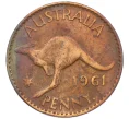 Монета 1 пенни 1961 года Австралия (Артикул K12-21833)