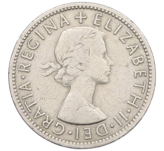 Монета 2 шиллинга 1957 года Великобритания (Артикул K12-21843)