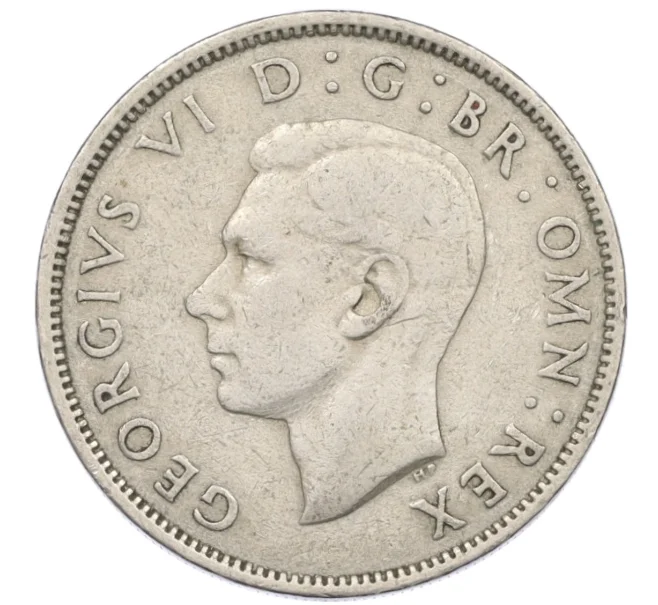 Монета 2 шиллинга 1948 года Великобритания (Артикул K12-21865)