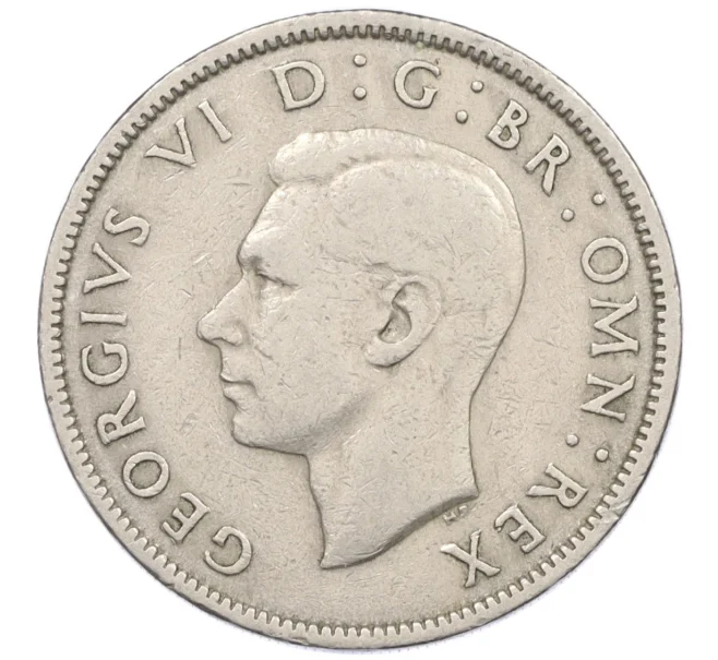 Монета 2 шиллинга 1950 года Великобритания (Артикул K12-21874)