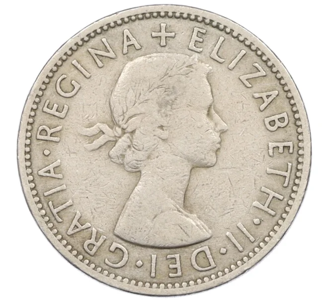 Монета 2 шиллинга 1955 года Великобритания (Артикул K12-21881)