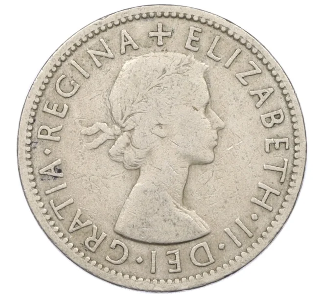 Монета 2 шиллинга 1955 года Великобритания (Артикул K12-21882)