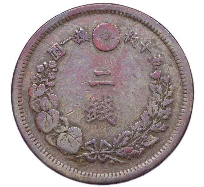Монета 2 сена 1874 года Япония (Артикул K12-21749)
