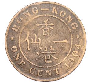 1 цент 1904 года Гонконг
