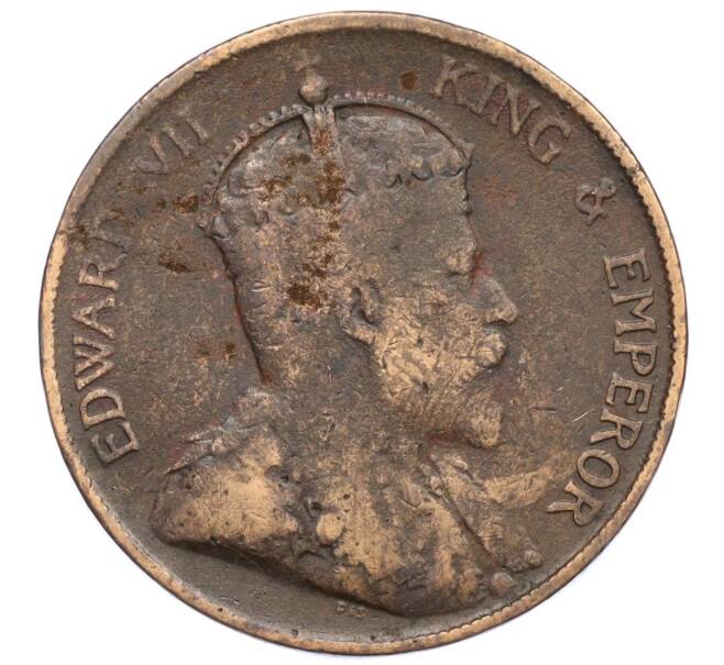 Монета 1 цент 1904 года Гонконг (Артикул K12-21813)