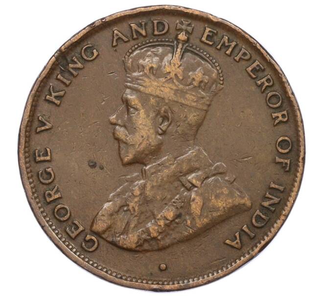 Монета 1 цент 1919 года Гонконг (Артикул: K12-21814) — Фото №2
