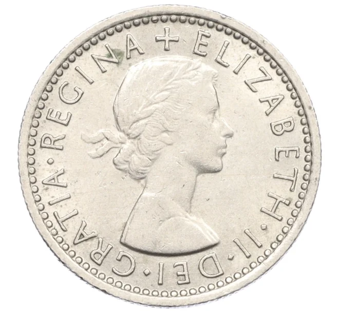 Монета 6 пенсов 1964 года Великобритания (Артикул K12-21973)