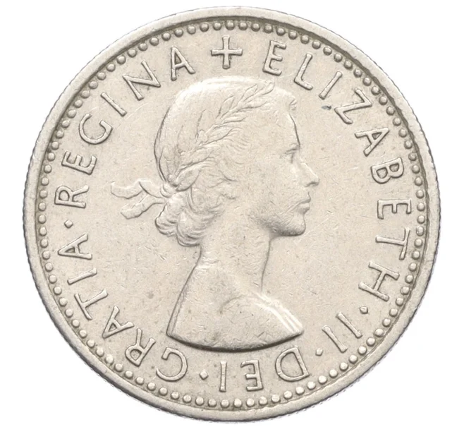 Монета 6 пенсов 1966 года Великобритания (Артикул K12-21982)