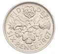 Монета 6 пенсов 1967 года Великобритания (Артикул K12-21987)
