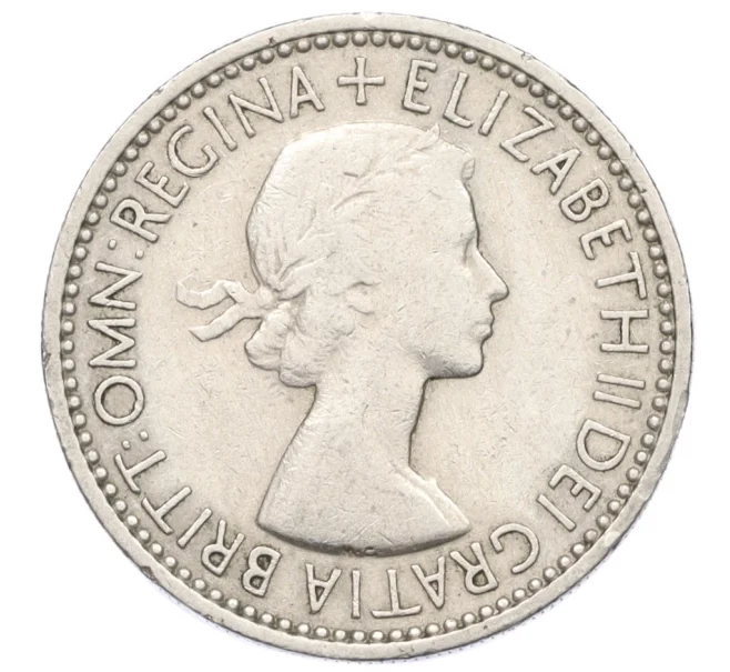 Монета 1 шиллинг 1953 года Великобритания — Английский тип (3 льва на щите) (Артикул K12-21989)