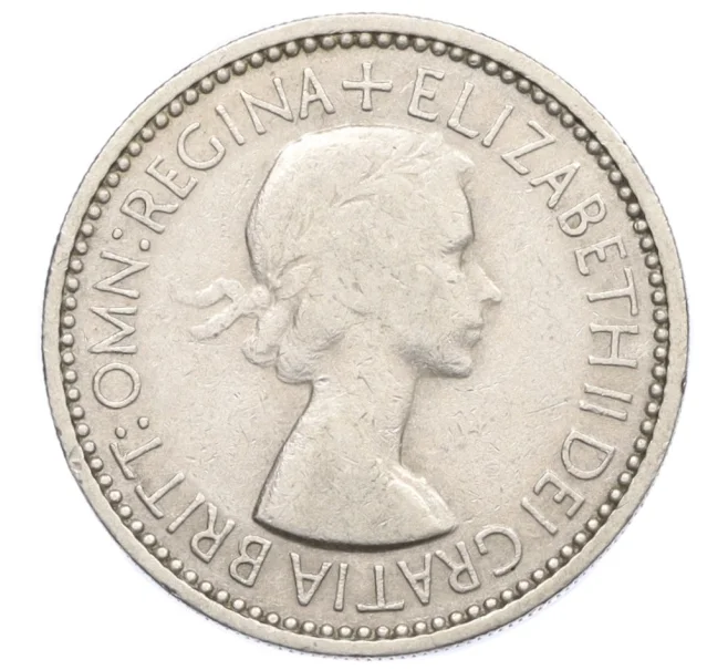 Монета 1 шиллинг 1953 года Великобритания — Английский тип (3 льва на щите) (Артикул K12-21990)