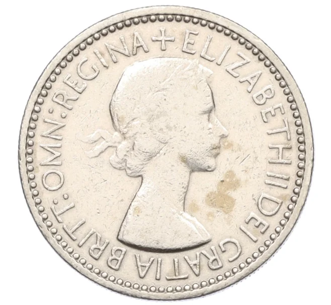Монета 1 шиллинг 1953 года Великобритания — Английский тип (3 льва на щите) (Артикул K12-21993)