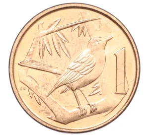 1 цент 1996 года Каймановы острова