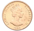 Монета 1 цент 1996 года Каймановы острова (Артикул K12-22002)