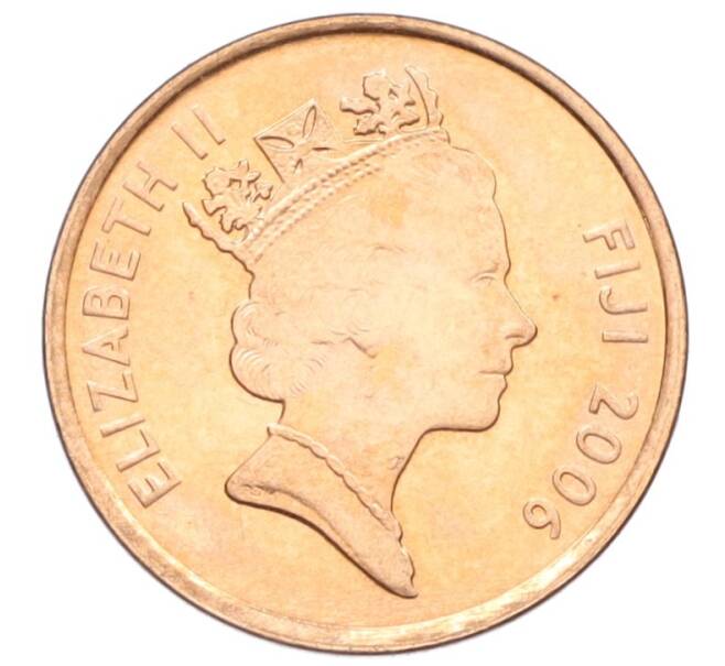 Монета 1 цент 2006 года Фиджи (Артикул K12-22008)