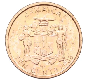 10 центов 2008 года Ямайка