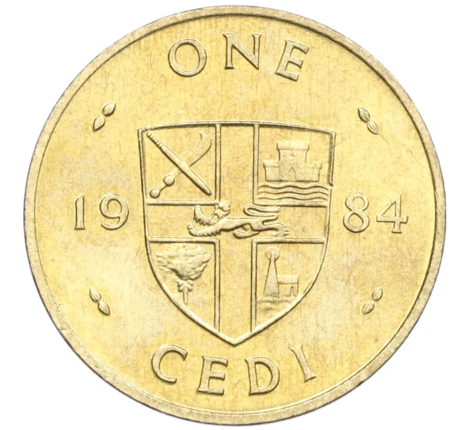 Монета 1 седи 1984 года Гана (Артикул K12-22028)