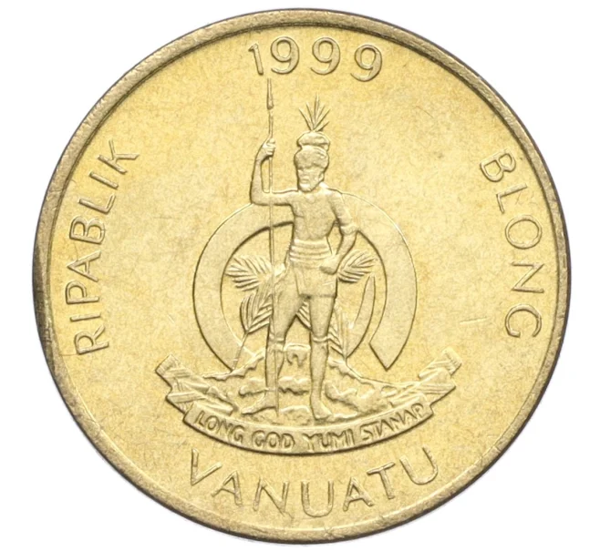 Монета 1 вату 1999 года Вануату (Артикул K12-22031)