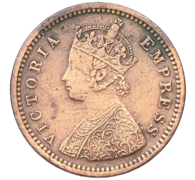Монета 1/12 анны 1886 года Британская Индия (Артикул K12-22074)