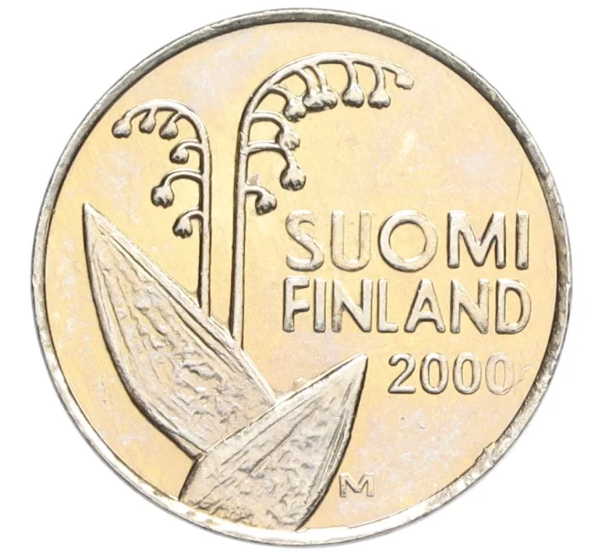 Монета 10 пении 2000 года Финляндия (Артикул K12-22115)