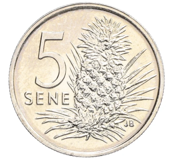Монета 5 сен 2010 года Самоа (Артикул K12-22119)