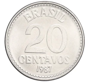 20 сентаво 1987 года Бразилия