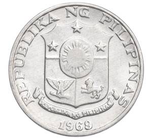 1 сентимо 1969 года Филиппины