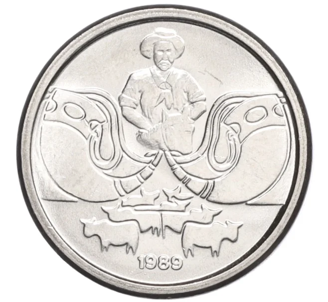 Монета 1 сентаво 1989 года Бразилия (Артикул K12-22179)