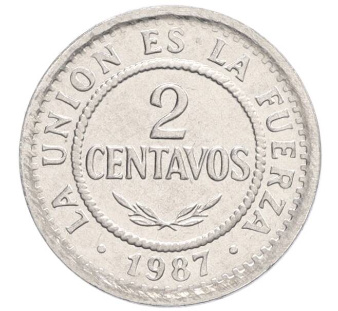 Монета 2 сентаво 1987 года Боливия (Артикул K12-22181)
