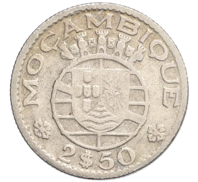 Монета 2.50 эскудо 1955 года Португальский Мозамбик (Артикул K12-22189)
