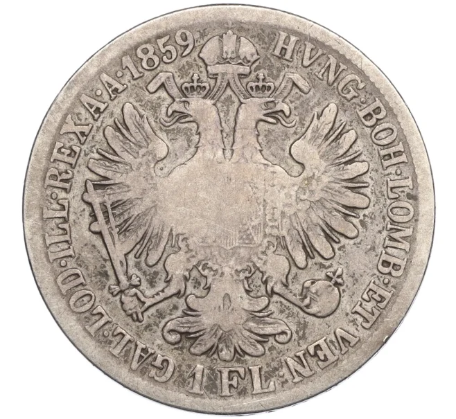 Монета 1 флорин 1859 года Австрия (Артикул K27-86010)