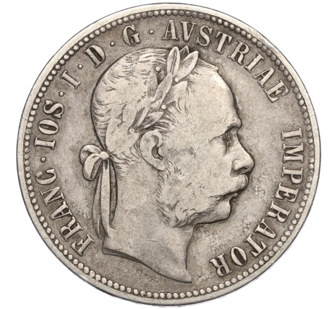 Монета 1 флорин 1881 года Австрия (Артикул K27-86011)