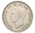 Монета 1 шиллинг 1950 года Великобритания — Английский тип (Лев стоит на 4 лапах) (Артикул K12-22329)