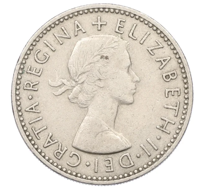 Монета 1 шиллинг 1954 года Великобритания — Английский тип (3 льва на щите) (Артикул K12-22339)