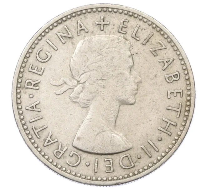 Монета 1 шиллинг 1957 года Великобритания — Шотландский тип (1 лев на щите) (Артикул K12-22359)