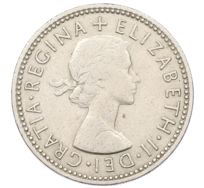 Монета 1 шиллинг 1961 года Великобритания — Английский тип (3 льва на щите) (Артикул K12-22378)
