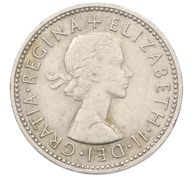 Монета 1 шиллинг 1962 года Великобритания — Шотландский тип (1 лев на щите) (Артикул K12-22386)