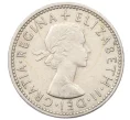 Монета 1 шиллинг 1966 года Великобритания — Английский тип (3 льва на щите) (Артикул K12-22398)