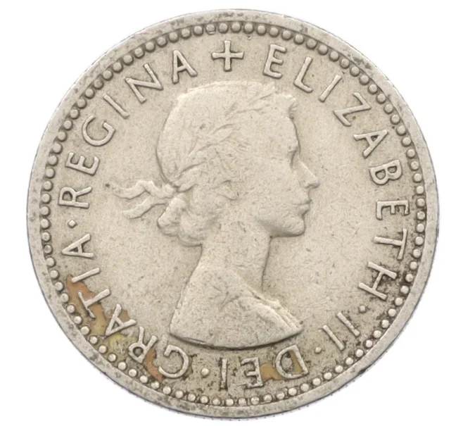Монета 6 пенсов 1954 года Великобритания (Артикул K12-22419)