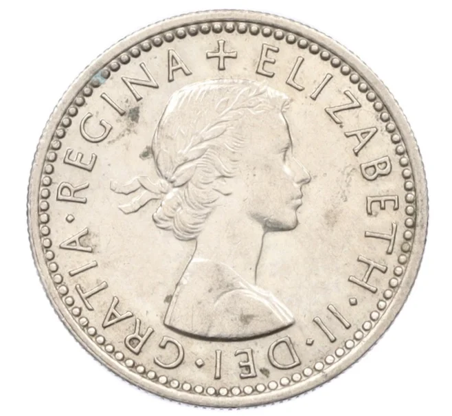 Монета 6 пенсов 1956 года Великобритания (Артикул K12-22427)